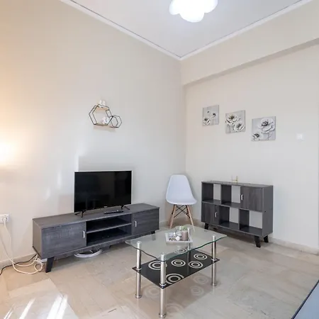 Neos Kosmos Metro St 1 Bedrm 3 Pers Flat By Mps Apartment Athens